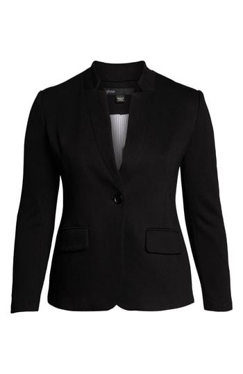 Women's Gibson Notch Collar Cotton Blend Blazer