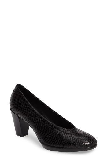 Women's Ecco Shape 55 Plateau Pump -6.5us / 37eu - Black