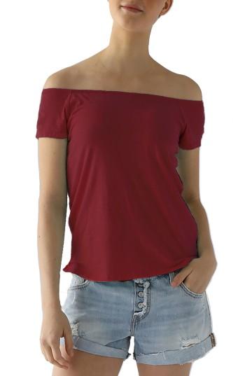 Women's Lamade Imelda Tissue Jersey Off The Shoulder Tee