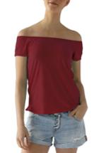 Women's Lamade Imelda Tissue Jersey Off The Shoulder Tee