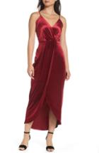 Women's Oscar De La Renta Garden Embroidery Ruffle Hem Stretch Wool Dress