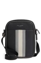 Men's Ted Baker London Webbing Mini Flight Bag - Black