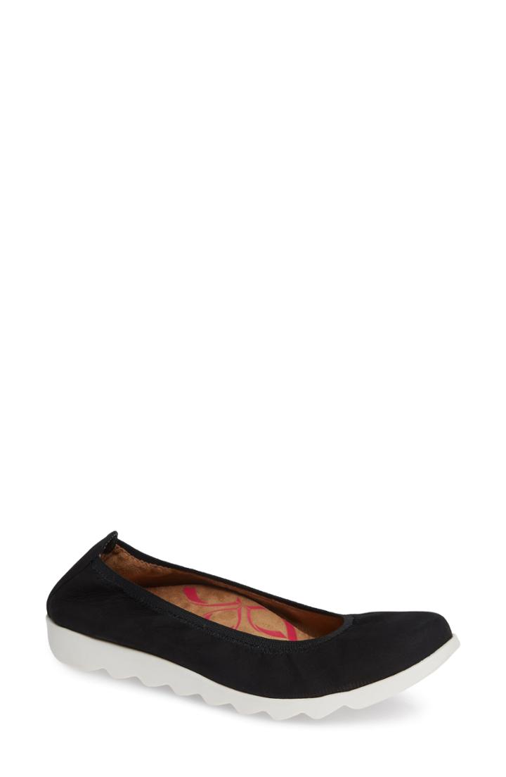 Women's Comfortiva Grace Flat W - Black