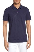 Men's Zachary Prell Mays Print Jersey Polo, Size - Blue