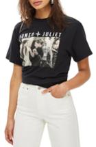 Women's Topshop By And Finally Romeo & Juliet T-shirt - Black