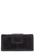 Women's Hobo Covet Leather Wallet - Black