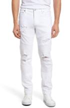 Men's True Religion Brand Jeans Rocco Skinny Fit Moto Jeans - Blue