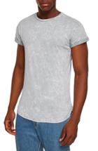 Men's Topman Crinkle Marble T-shirt, Size - Grey