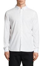 Men's Allsaints Redondo Slim Fit Shirt, Size - White