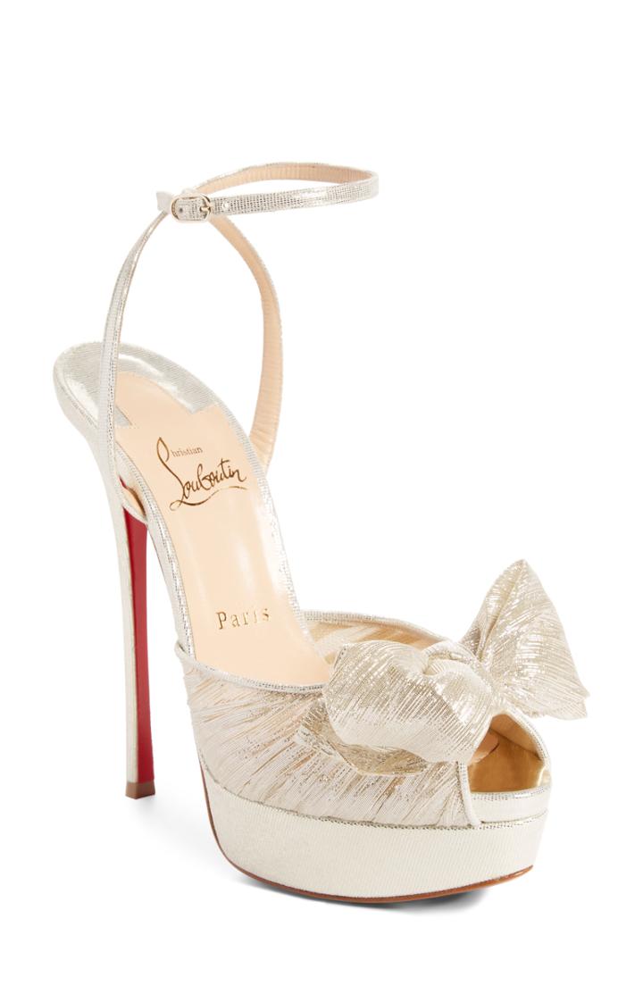 Women's Christian Louboutin Artydiva Platform Ankle Strap Sandal