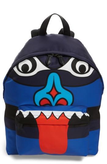 Men's Givenchy Totem Print Backpack - Blue