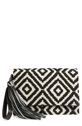 Rebecca Minkoff Serra Foldover Clutch - Black