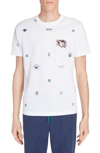 Men's Kenzo Print T-shirt - White