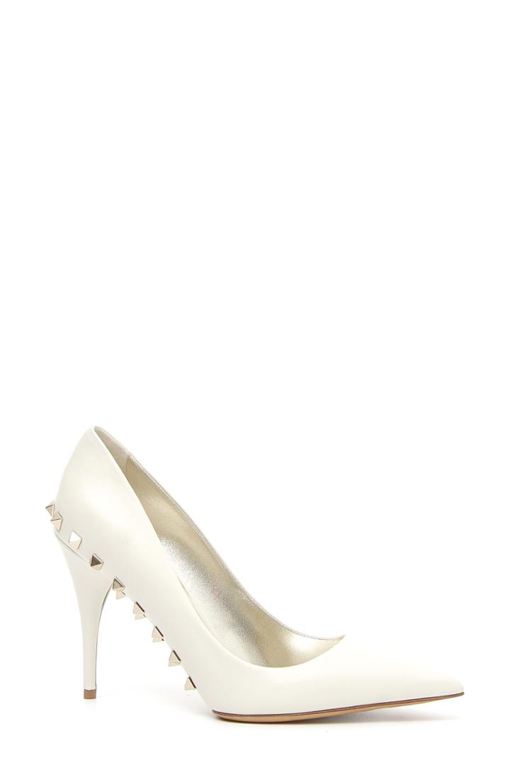 Women's Valentino Garavani Jaw Rockstud Pump Us / 35eu - Ivory