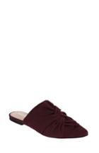 Women's Mia Cabaret Knotted Mule .5 M - Burgundy