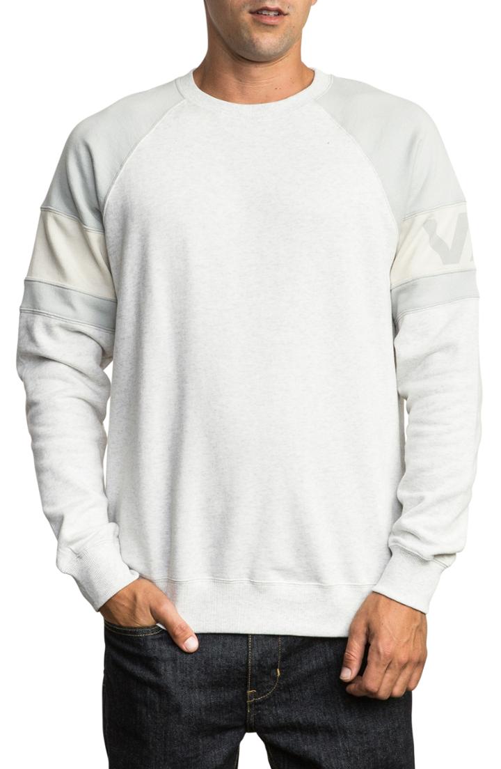 Men's Rvca Benny Sweatshirt - Grey