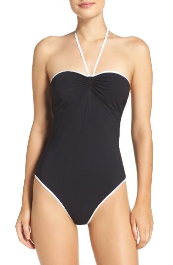 Women's Diane Von Furstenberg One-piece Swimsuit, Size - Black