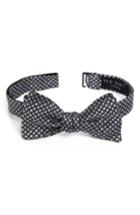 Men's Ted Baker London Tussah Party Dot Silk Bow Tie, Size - Grey