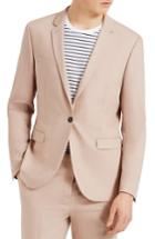 Men's Topman Skinny Fit Suit Jacket - Pink
