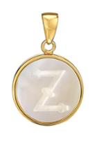 Women's Asha Mother-of-pearl Initial Charm
