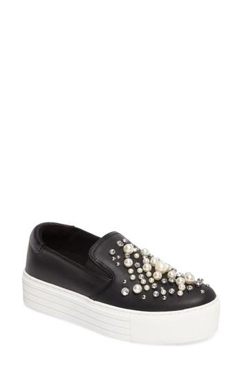 Women's Kenneth Cole New York Ashby Pearl Slip-on Sneaker M - Black