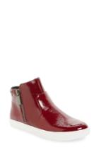 Women's Kenneth Cole New York 'kiera' Zip High Top Sneaker M - Grey
