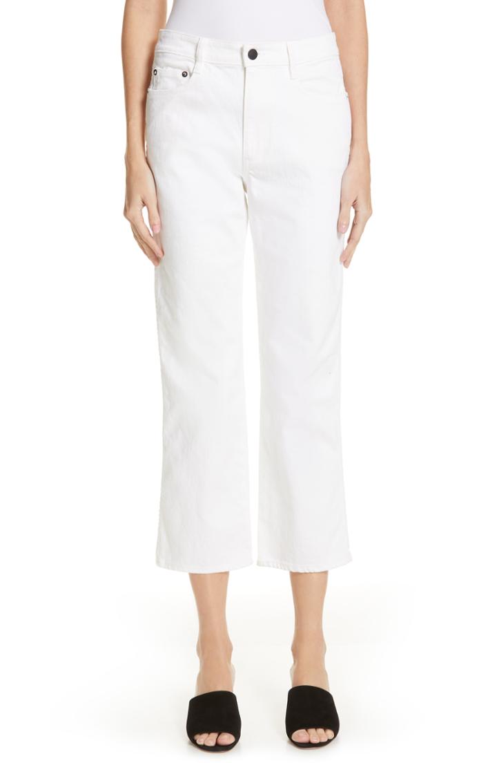 Women's Simon Miller High Waist Crop Jeans - White
