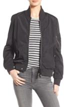 Women's French Connection Bomber Jacket - Black