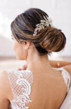 Brides & Hairpins Serena Crystal Hair Comb, Size - Metallic