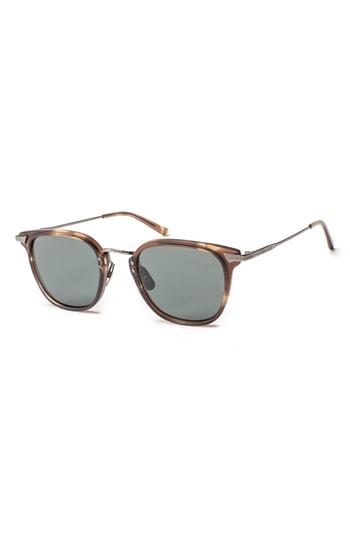 Men's Salt Hamilton 48mm Polarized Sunglasses - Matte Mauve / Antique Silver