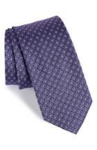 Men's The Tie Bar Wacker Drive Silk Tie, Size - Purple
