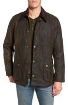 Men's Barbour Ashby Wax Jacket, Size - Green
