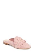 Women's Bp. Mandy Ruffle Loafer Mule .5 M - Pink