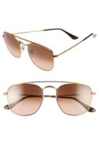 Women's Ray-ban Icons 54mm Aviator Sunglasses - Pink/ Brown