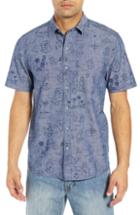 Men's Tommy Bahama Tahiti Treasure Classic Fit Sport Shirt - Blue