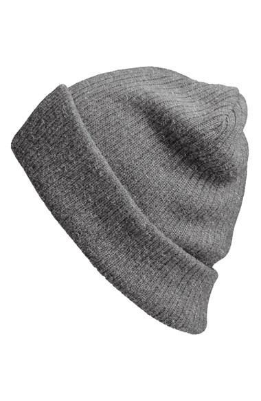 Bp. Slouchy Ribbed Beanie (juniors) Heather