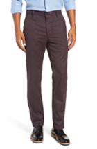 Men's Ag Marshall Slim Fit Pinstripe Pants - Purple