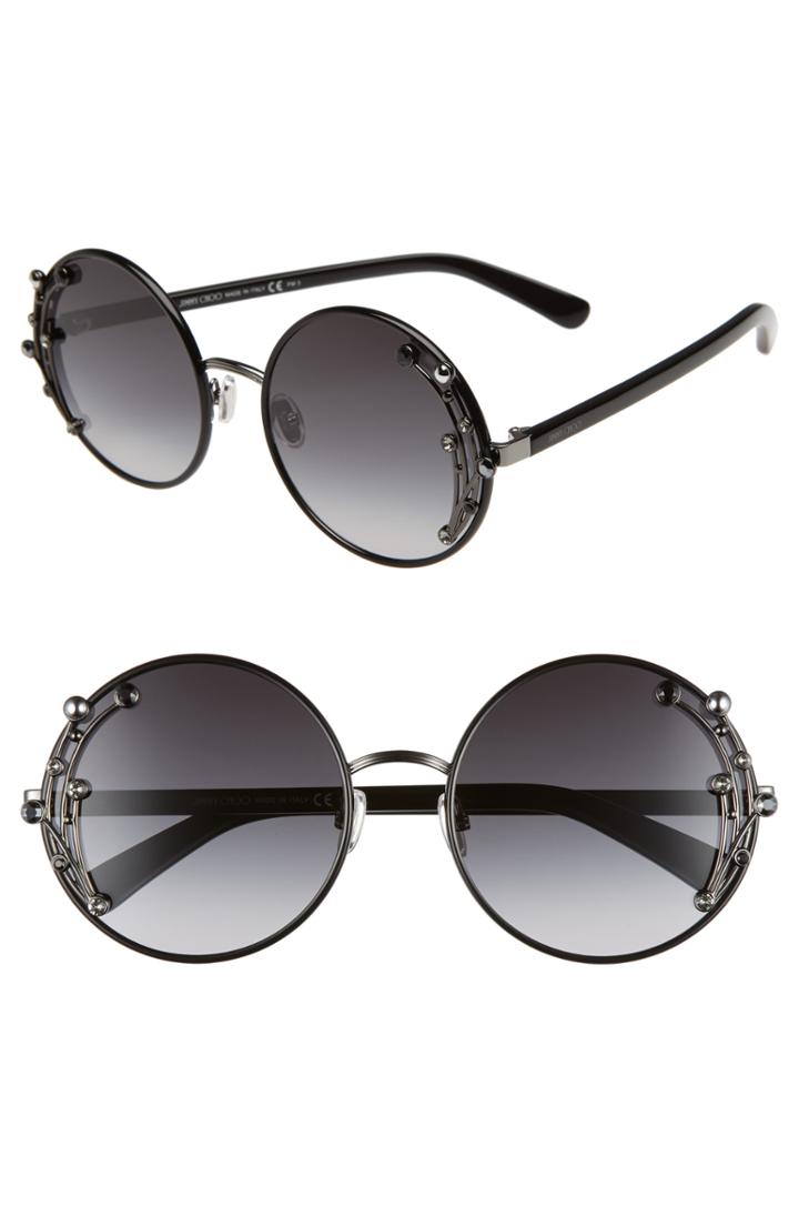 Women's Jimmy Choo Gema 59mm Round Sunglasses -