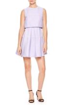 Women's Sandro Bead Trim Fit & Flare Dress