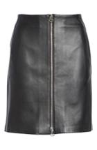 Women's Rag & Bone/jean Heidi Leather Skirt - Black