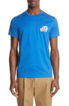Men's Moncler Maglia Double Logo, Size - Blue