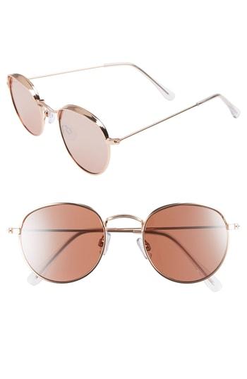 Women's Bp. 50mm Round Sunglasses - Gold/ Rose Gold
