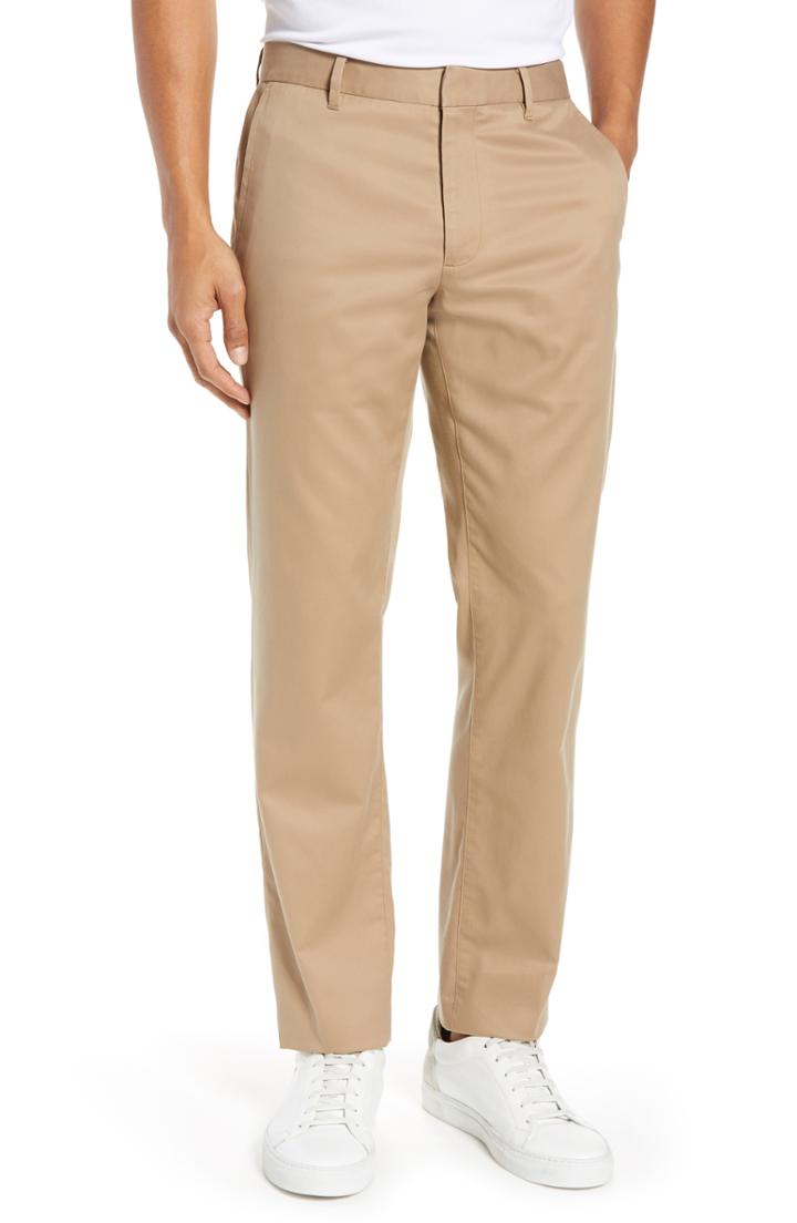 Men's Bonobos Weekday Warrior Slim Fit Stretch Dress Pants X 30 - Beige