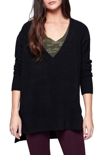 Women's Santuary Delancey V-neck Sweater - Black