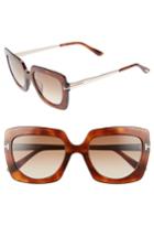 Women's Tom Ford Jasmine 53mm Sunglasses - Blonde Havana/ Gradient Brown