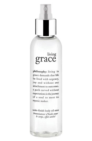 Philosophy 'living Grace' Satin Finish Body Oil Mist