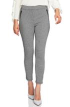 Women's 1.state Puppytooth Zip Detail Slim Pants