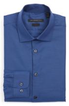 Men's John Varvatos Star Usa Slim Fit Solid Dress Shirt R - Blue