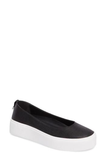 Women's Calvin Klein Janie Platform Flat M - Black