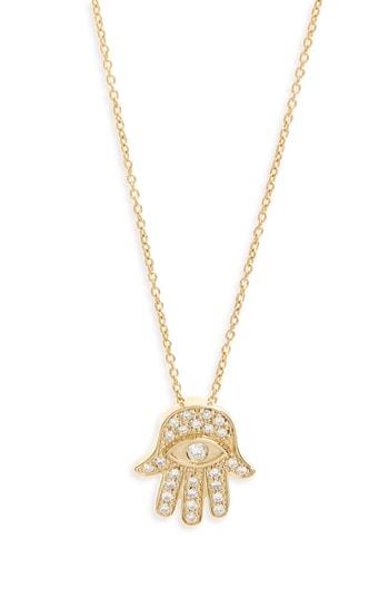 Women's Roberto Coin Diamond Hamsa Pendant Necklace